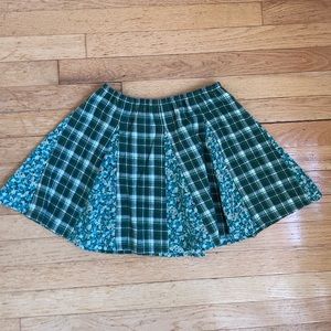 LF Plaid Mini Skirt